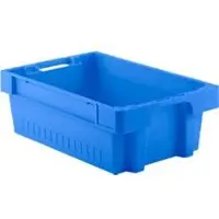 Ssi Bak in EURO-maat EFB 642, L 600 x B 400 x H 200 mm, 36 liter, blauw