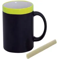 123 Kado koffiemokken Krijt mok geel