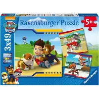 Ravensburger Hero met Vacht Puzzel (3 x 49 Stukjes)