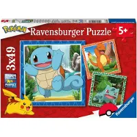Ravensburger puzzel Pokemon 3x49pcs Karton Puzzel