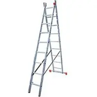 Krause DUBILO multifunctionele ladder, 2 x 9 sporten