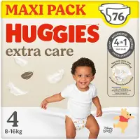Huggies Extra Care Luiers Maat 4 (8 - 16 Kg) 76 Stuks