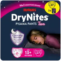 Huggies 8x Absorberende Luierbroekjes Girl 13+ jaar 9 stuks