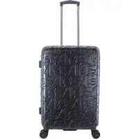 Elle Harde Koffer / Trolley / Reiskoffer - 60 cm (Medium) - Alors - Antraciet - Antraciet / Medium