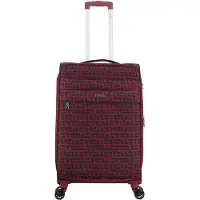 Elle Couture Zachte Reiskoffer 66 cm - Medium - Rood - Rood / Medium