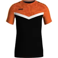 Jako Functioneel shirt donkeroranje / zwart / wit