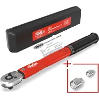 FAMEX 10878-2A Momentsleutel 1/4” - 5-30 Nm - gekalibreerd tot ±3%, Adapter, met kalibratiecertificaat, beide draairichtingen, voor fiets en voertuig