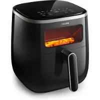 Philips 3000 Series Airfryer XL - HD9257/80 - Kijkvenster - 5.6L - Tot 5 Personen - Zwart