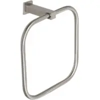 Plieger Cube handdoekring inox