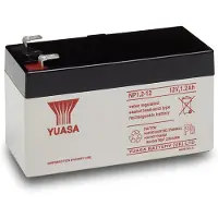 Yuasa NP1.2-12 Loodaccu 12 V 1.2 Ah Loodvlies (AGM) (b x h x d) 97 x 55 x 48 mm Kabelschoen 4.8 mm Onderhoudsvrij, VDS-certificering