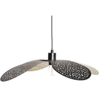 Beliani LUNGA - Hanglamp - Wit - Rotan
