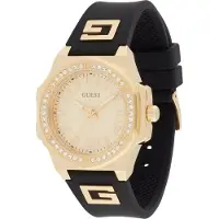 GUESS Analoog horloge 'Hype' goud / zwart