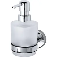 Haceka Kosmos zeepdispenser glas chroom