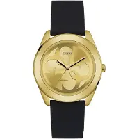 GUESS Analoog horloge 'G Twist' goud / zwart