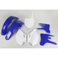 ItalyRacing UFO kunststofset voor Yamaha Y250/450 '03-'05, kleur OEM (wit/blauw) (YA304E999)
