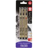 Sakura blisterkaart pigma micron 3 stuks