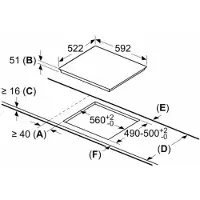 Bosch Serie 4 PID631BB5E, zwart, inbouwmodel, 59,2 cm, inductiekookplaat met zones, glaskeramik, 3 kookzones