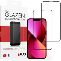 BMAX 2-pack iPhone 13 Glazen Screenprotector - Full Cover