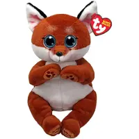 TY Beanie Babies Bellies, vos, medium formaat - Knuffel - 24 cm