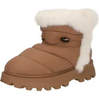 Steve madden Boots 'Frostee' lichtbeige / ombergrijs