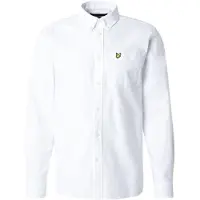 Lyle & Scott wit shirt met lange mouwen