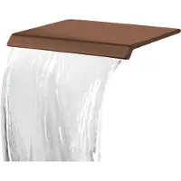 Best design Muuruitloop met waterval dule t.b.v. Douche en bad pvd glans brons