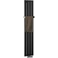 Sapho Colonna badkamerradiator 298x1800 mm, leisteen met structuur