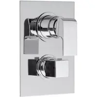 Sapho Dimy Inbouwthermostatische douchemengkraan, 3-weg, chroom