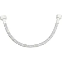 Best design Flexibele aansluitslang white 35 cm 1/2"x3/8" mat wit