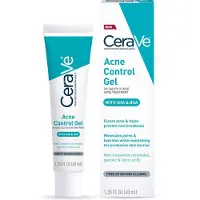 CeraVe Acne Control Gel AHA/BHA Acne Gel, salicylic acid Acne Treatment