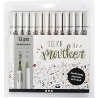 Creativ Company Sketch Marker Natuur 12-set