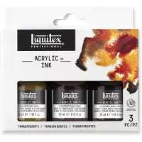 LIQUITEX Acrylic Ink Transparents 3-set 30 ml