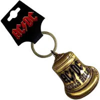 AC/DC - Hells Bells Sleutelhanger - Goudkleurig