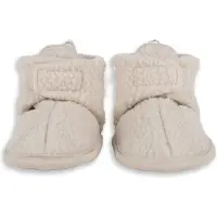 Norton Clipper baby slofjes fleece ecru Effen - maat 3-6 mnd