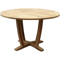 AVH-Collectie Legand dining tuintafel 100 cm rond teak