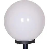 Lyora Tuinlamp Globe Bolano 201cm. staand opaal
