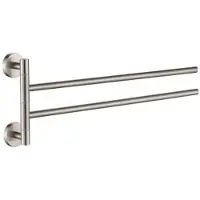 Plieger Vigo handdoekhouder 2 armig 45cm geborsteld chroom