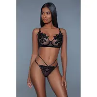 Be Wicked Evangeline BH Set - Zwart | Maat 637488506269