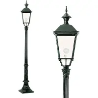 Ks Verlichting Nostalgische tuinlamp Florida zwart