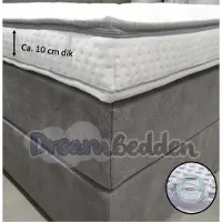 Bamboo Micropocketvering Topper 200x210 HR55 schuim ca. 12 cm dik Medium.