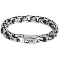 Ixxxi Men-Laos-Zilverkleurig-Heren Armband