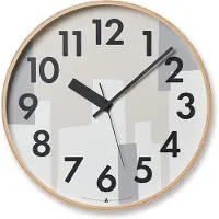 Lemnos Wandklok Kasumi Beige