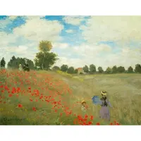 PGM Kunstdruk Claude Monet Mohnfeld bei Argenteuil 90x70cm