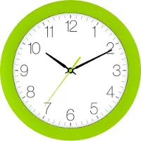 Eurotime Wandklok FEL GROEN modern design