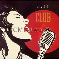 PGM Kunstdruk Marco Fabiano - Jazz Club 70x70cm
