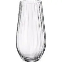 Crystalite Bohemia 6x Longdrink waterglazen - Bohemia Kristal - Columba Optic - waterfall effect - set van 6 stuks