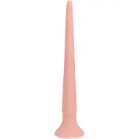 Kiotos Cox XXL dildo van 40 cm lang met diameter van 18 mm > 45 mm - blanke beige