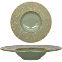 Bonna Pastabord sage snell porselein 28 cm (400cc) set van 2