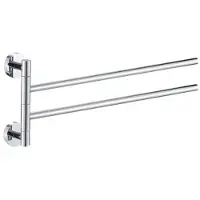 Plieger Vigo handdoekhouder 2 armig 45cm chroom