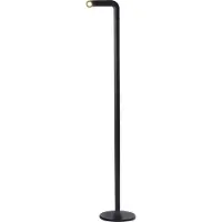 NEWDES | Vloerlamp| PIPE |LED | Dimbaar | 120CM |Zwart / oplaadbaar / indoor / outdoor / Sompex